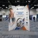 6.5ft Magnetic Modular Fabric Display - Curved Shape