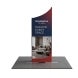 6.5ft Magnetic Modular Fabric Display - Two Sloped & Straight Banner Stands