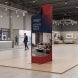 6.5ft Magnetic Modular Fabric Display - Two Sloped & Straight Banner Stands