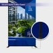 6.5ft Magnetic Modular Fabric Display - Cross Island Shape