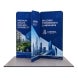 6.5ft Magnetic Modular Fabric Display - Cross Island Shape