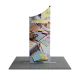 6.5ft Magnetic Modular Fabric Display - Two Sloped & Straight Banner Stands