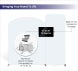 10ft Inline Trade Show Booth - Portable Backwall Display with Counter