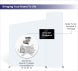 20ft Inline Trade Show Booth - Backwall Display with Counters & Branding Panels