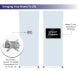 20ft Inline Trade Show Booth - Premium Backwall Display with Counters & Storage