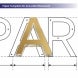 Acrylic Letters and Numbers Paper Template for Accurate Placement