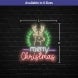 Merry Christmas Deer Neon Sign