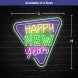 Happy New Year Traingle Neon Sign