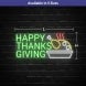 Happy Thanksgiving Roasted Turkey Neon Sign
