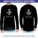 Men's Black Printed Long Sleeves T-Shirt - Crew Neck