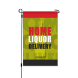 Home Liquor Delivery Garden Flags