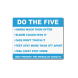 Do The Five Help Prevent Covid 19 Compliance Signs