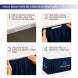 Custom Table Skirt Velcro Attachment for a Secure and Clean Look
