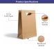 Die-Cut Handle Bags - Brown