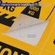 Industrial Label High Glue Strength for Tough Surfaces
