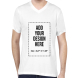 Men's Printed T-Shirt - V Neck