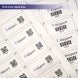 Metal Asset Tags - Aluminium (Flexicurve)