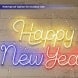 Happy New Year Neon Sign