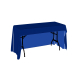 6' Open Corner Table Covers - Blue