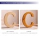 Pinewood Letters and Numbers Choose Finishes to Match Your Style