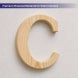 Pinewood Letters and Numbers Premium Pinewood Material for Warm Interiors