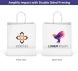 Printed White Paper Shopping Bags