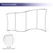 S Curve Stretch Fabric Backdrop Ensures Durability
