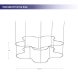 Skytube Cloud Shaped Hanging Banner Standard Frame Size