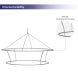 Skytube Tension Fabric Ring Shaped Hanging Banner Ensures Durability