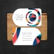 Half Circle Side Business Cards