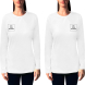 Women's Printed Organic T shirt - Long Sleeve 