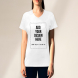 Women's Printed T-Shirt - V Neck