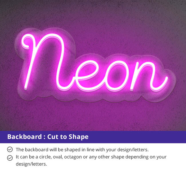 Booyah Neon Light Sign, Neon Word Light Signs